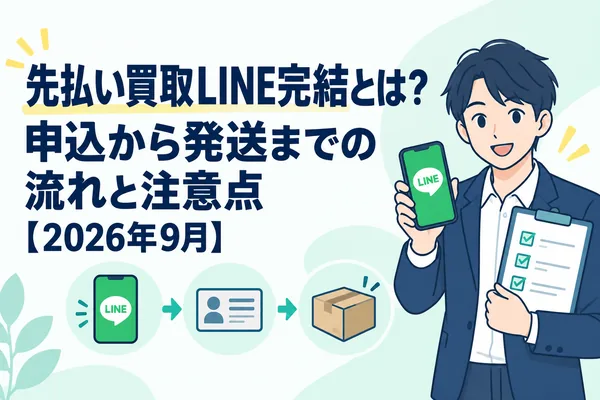 先払い買取LINE完結とは?申込から発送までの流れと注意点【2026年9月】