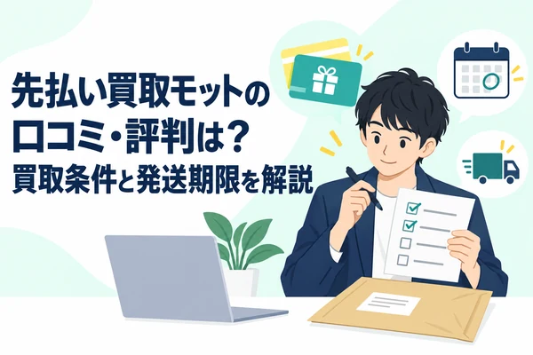 先払い買取モットの口コミ・評判は？買取条件と発送期限を解説