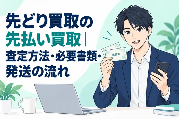 先どり買取の先払い買取｜査定方法・必要書類・発送の流れ