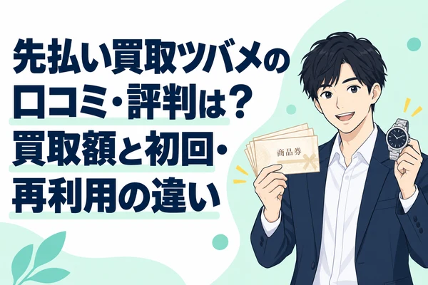 先払い買取ツバメの口コミ・評判は？買取額と初回・再利用の違い